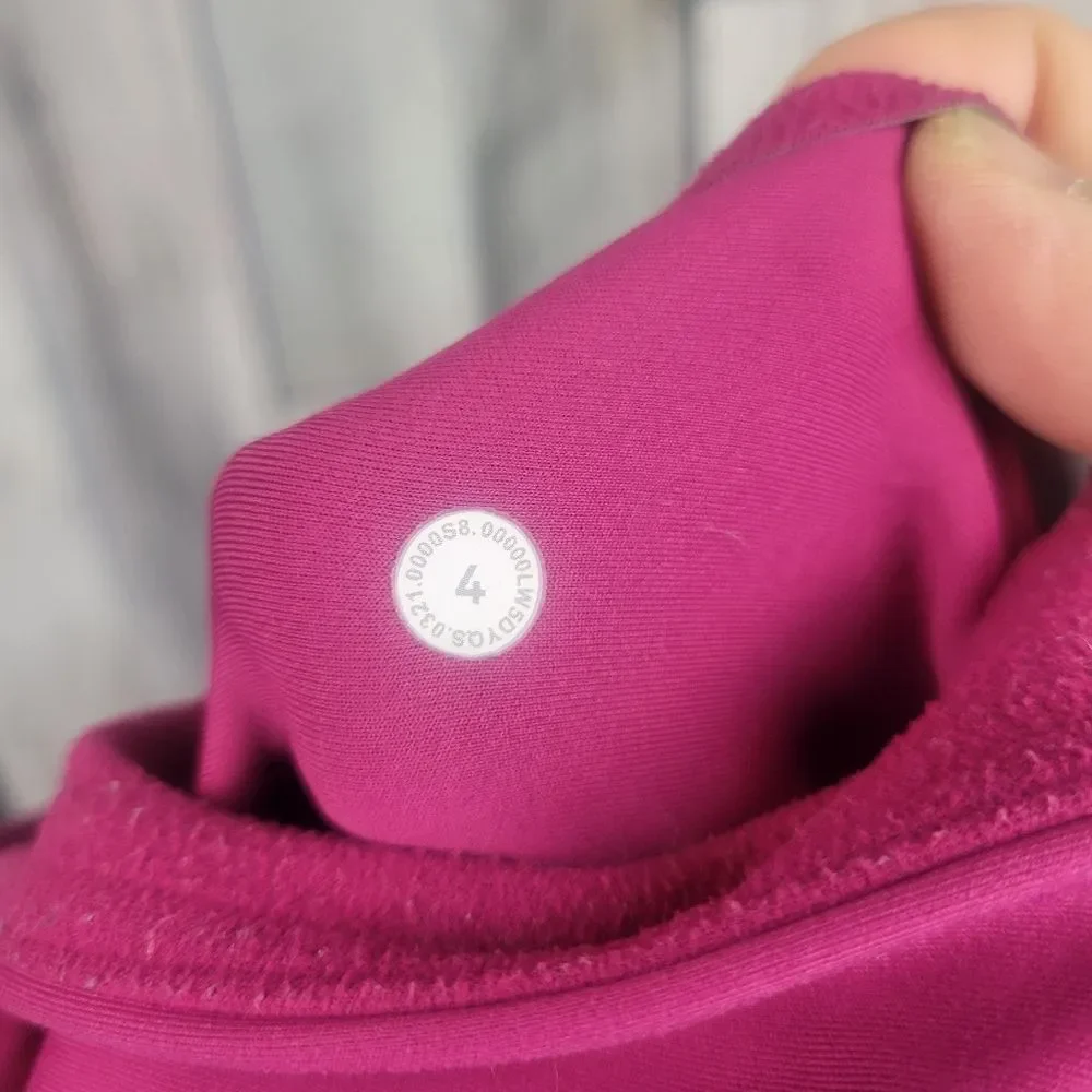 Lululemon Base Pace High-rise Running Leggings Bright Pink Size 4